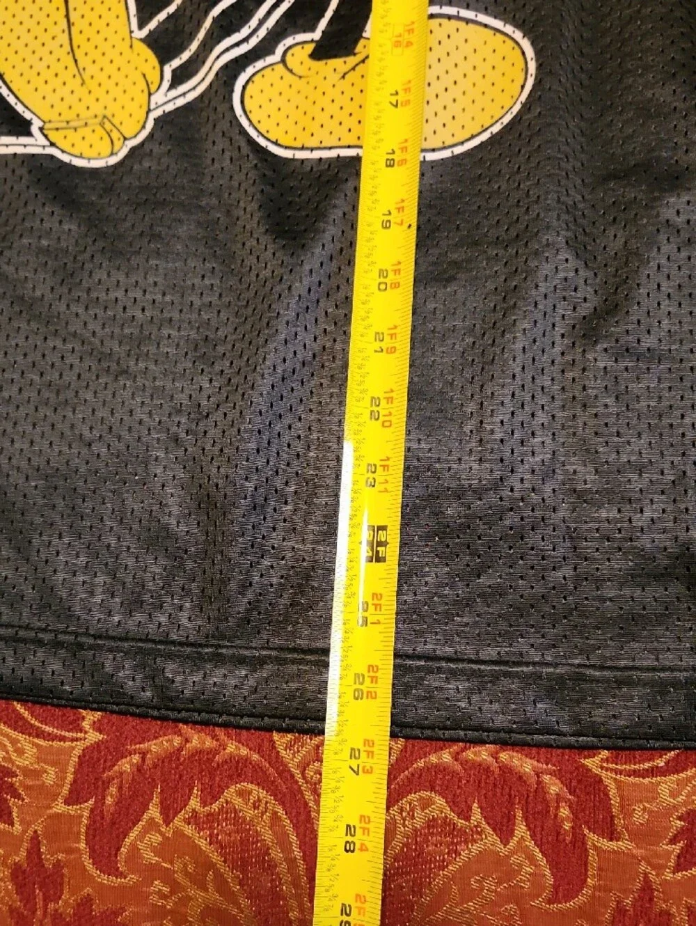 Disney Black Mesh Mickey Mouse Tank, Like New, Large - Picture 6 of 8